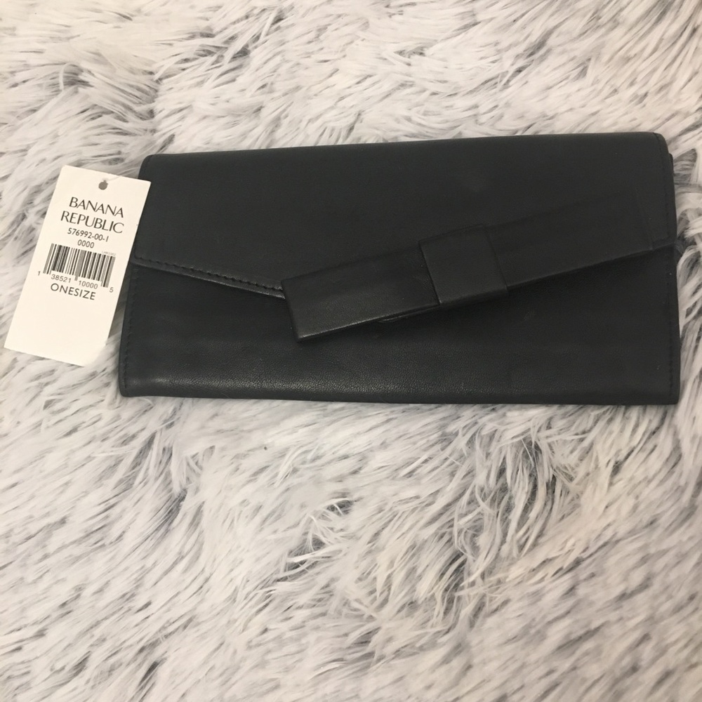 Beautiful black leather Front Wallet